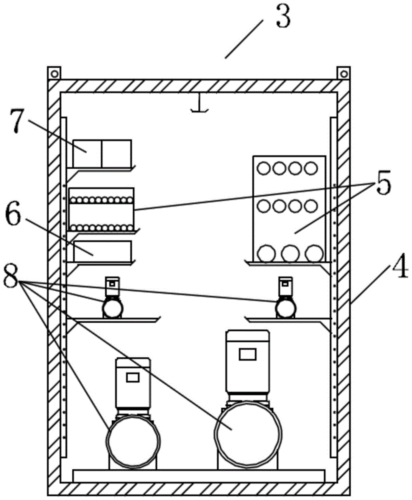 Pipeline connection box and construction method for temporary construction of municipal infrastructure pipelines