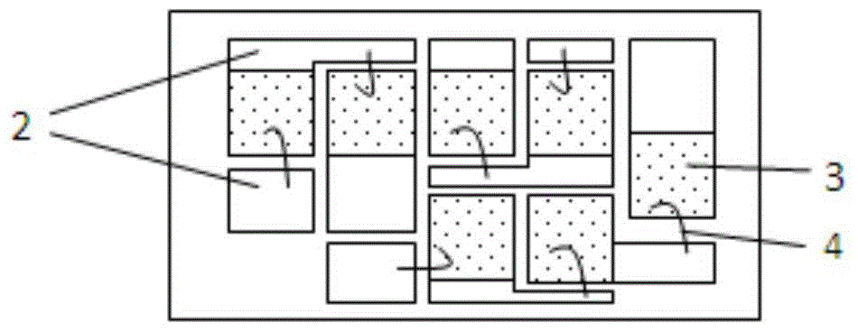 Cob packaging process for integrated LED far and near light used in automobile headlights