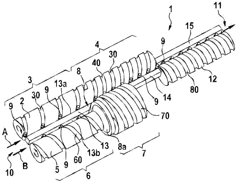 Screw feeder device