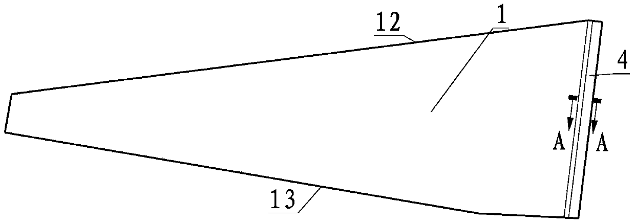Follow-up device of horizontal tail of airplane