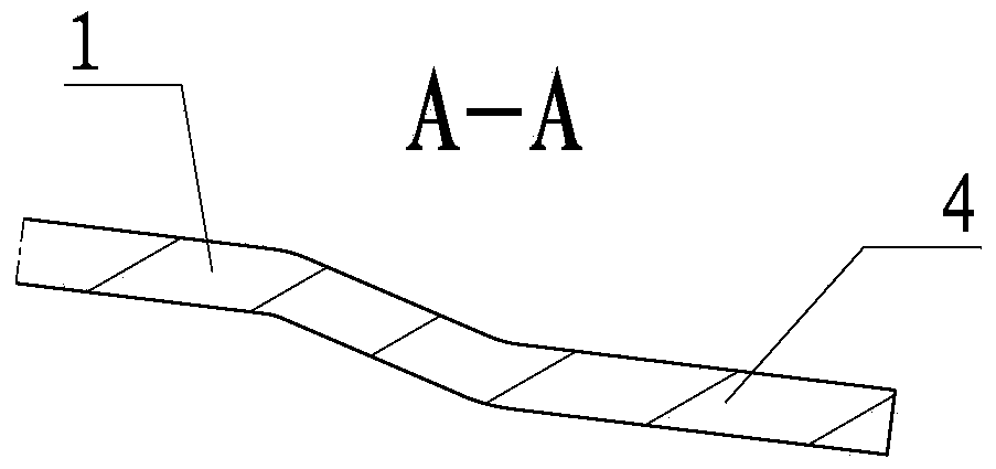 Follow-up device of horizontal tail of airplane