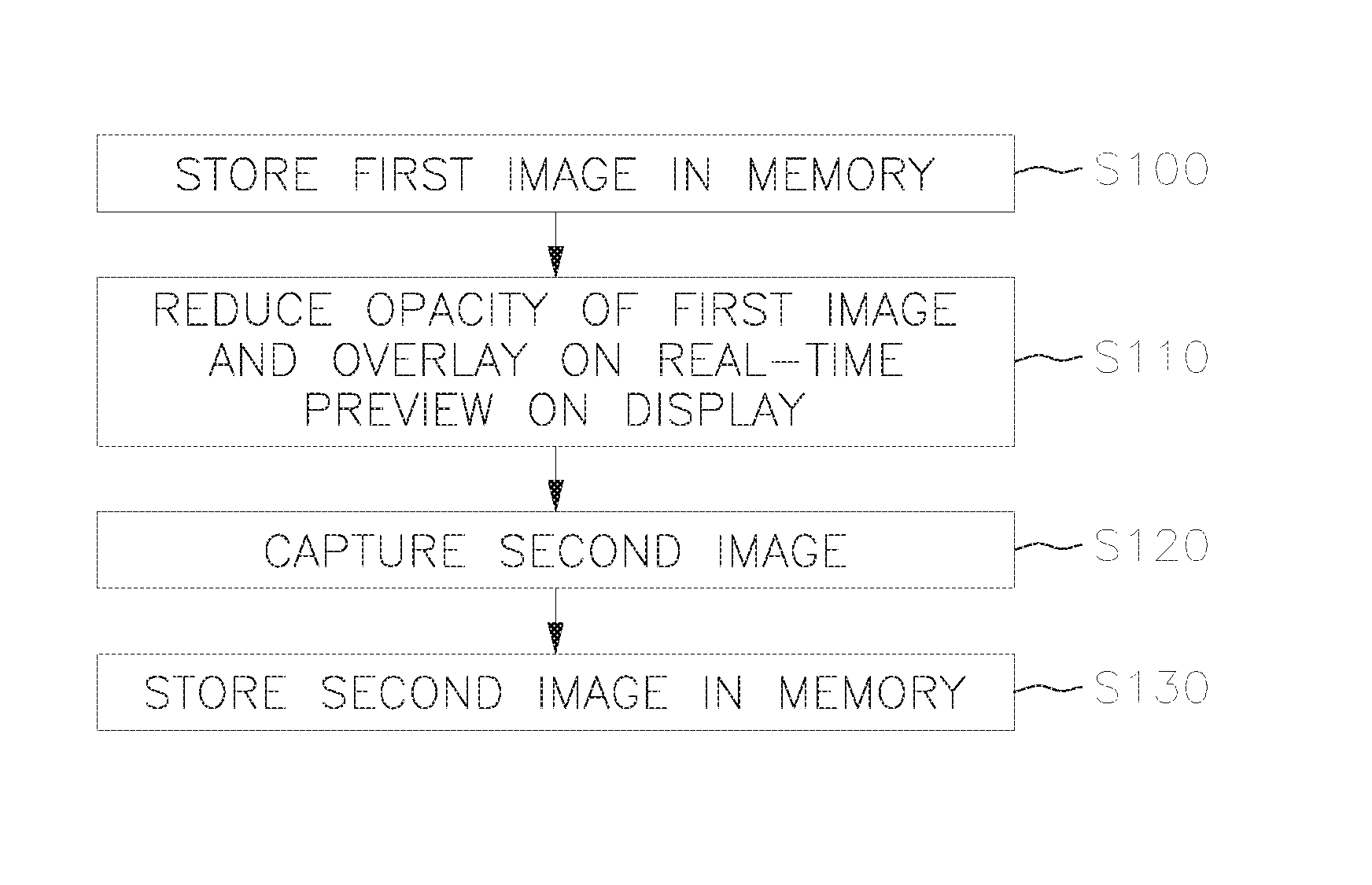 Camera system and method for aligning images and presenting a series of aligned images