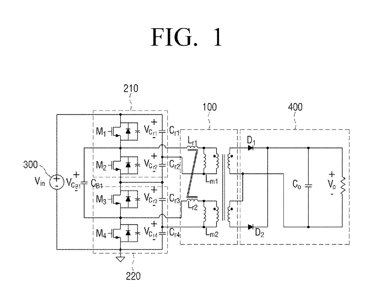 LLC resonant converter and electronic device