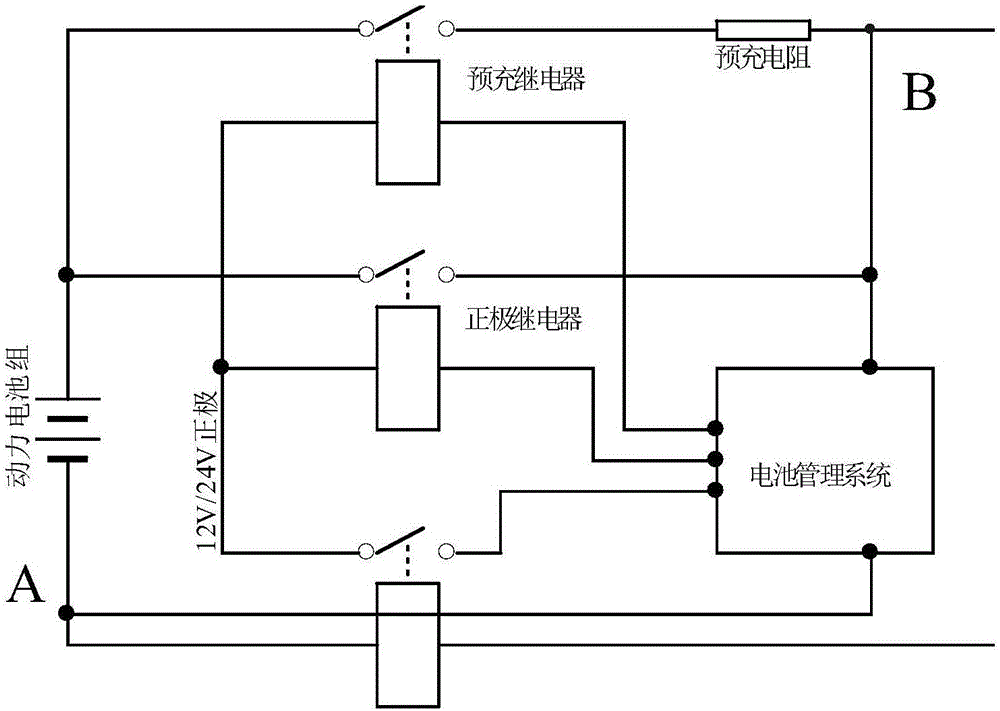 Battery management system relay adhesion diagnosis method