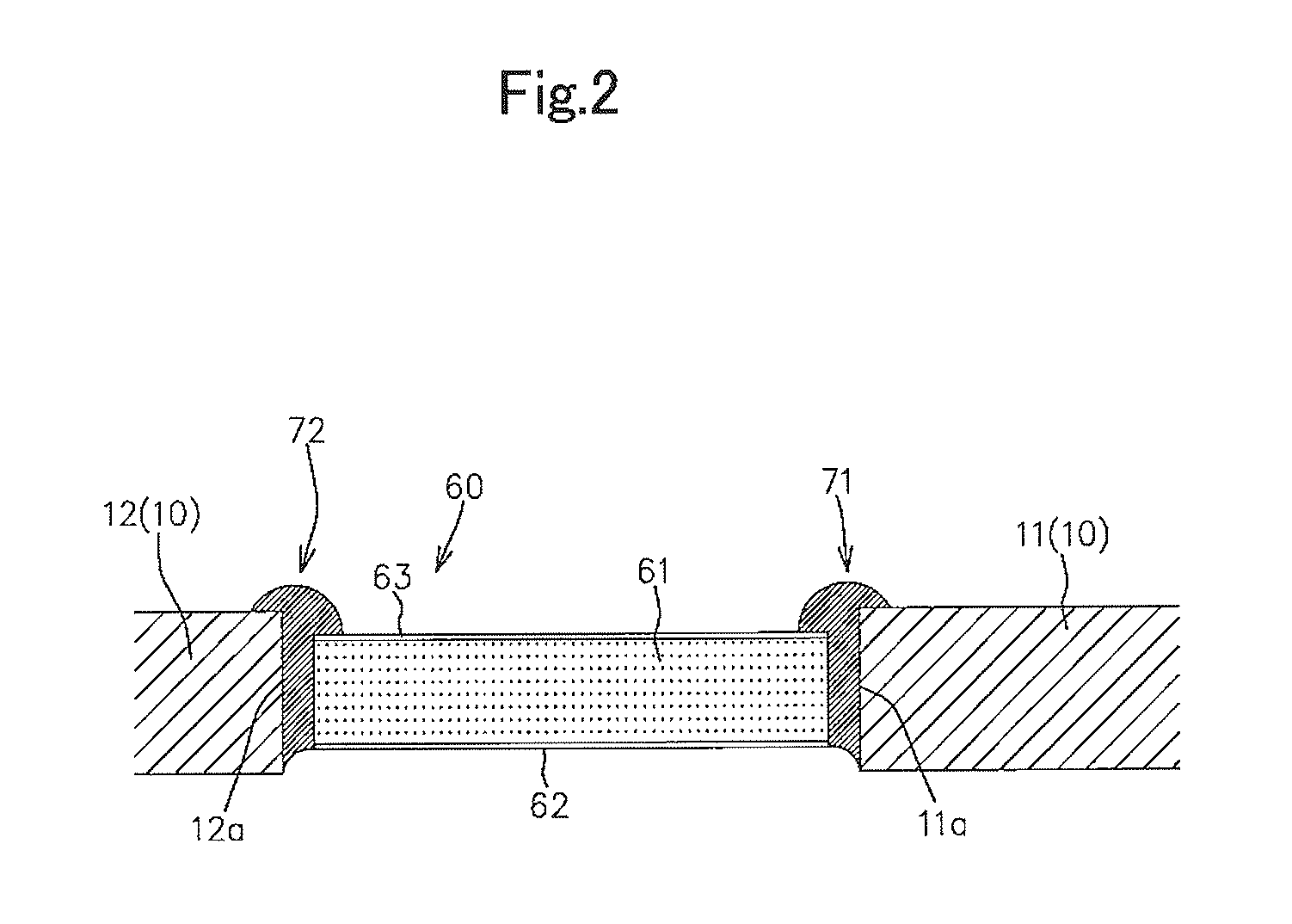 Magnetic head suspension for supporting piezoelectric elements in a non-facing manner relative to suspension structure