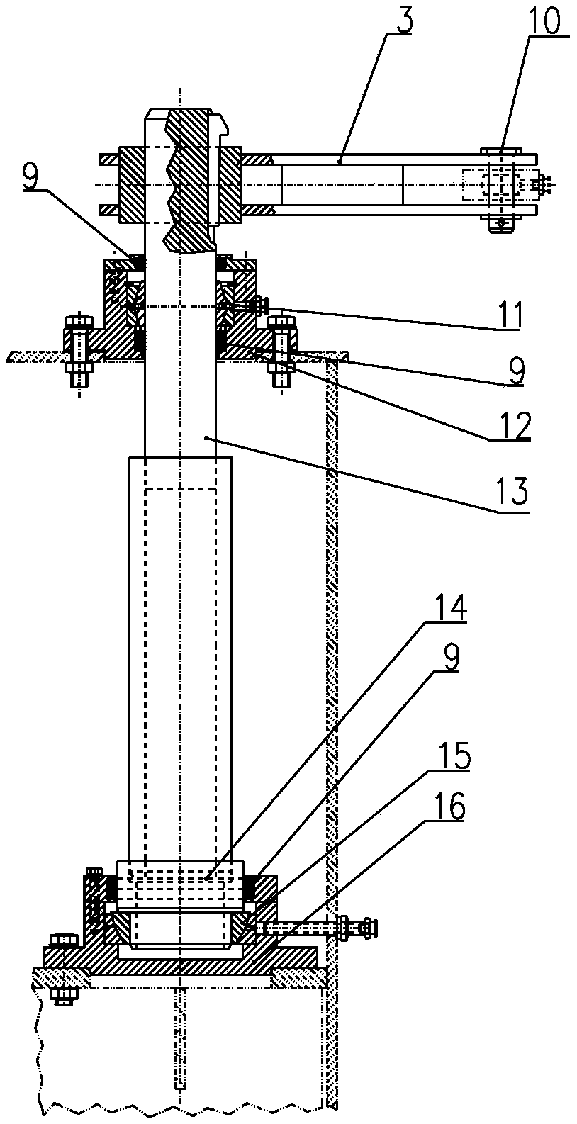 Dynamic plugging device during shaft kiln distribution