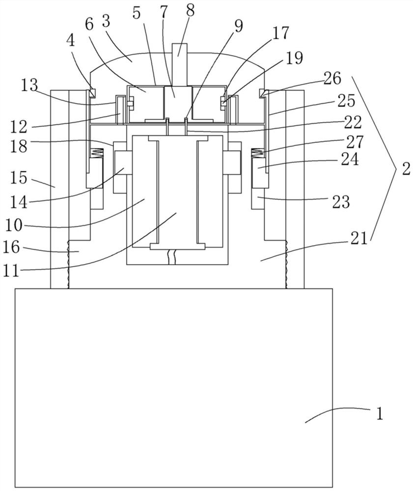 Welding device with clamping structure for electric head