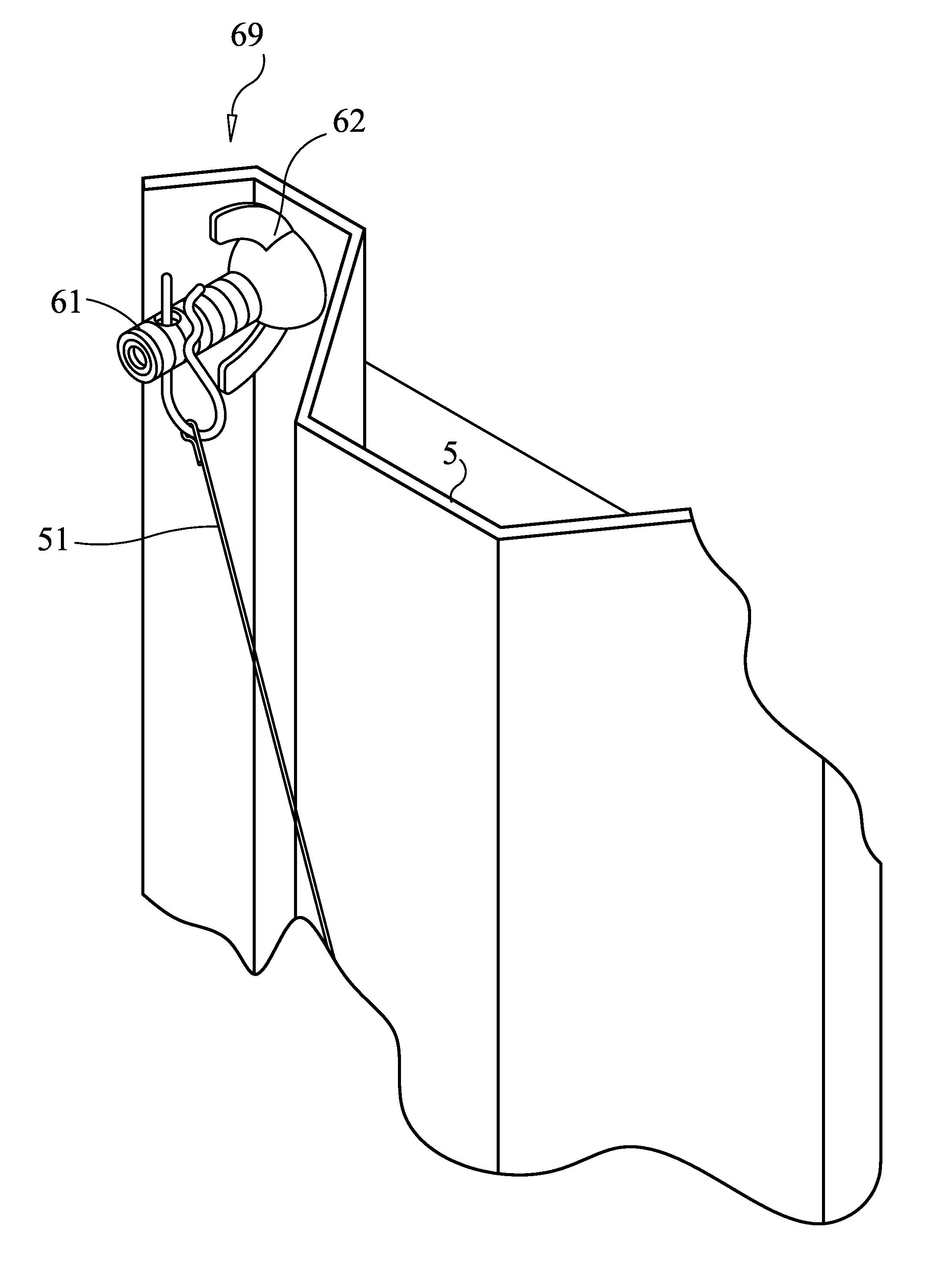 System and method for attaching panels to enable removal from the inside of a structure