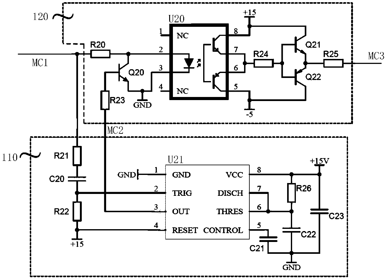 Driving circuit and inverter power supply