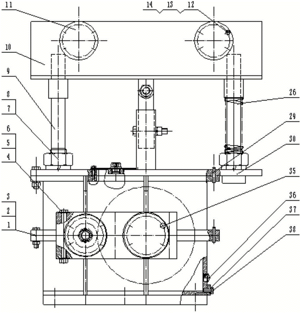 Automobile tire vibration excitation device and method for automobile in amplitude adjustable running state