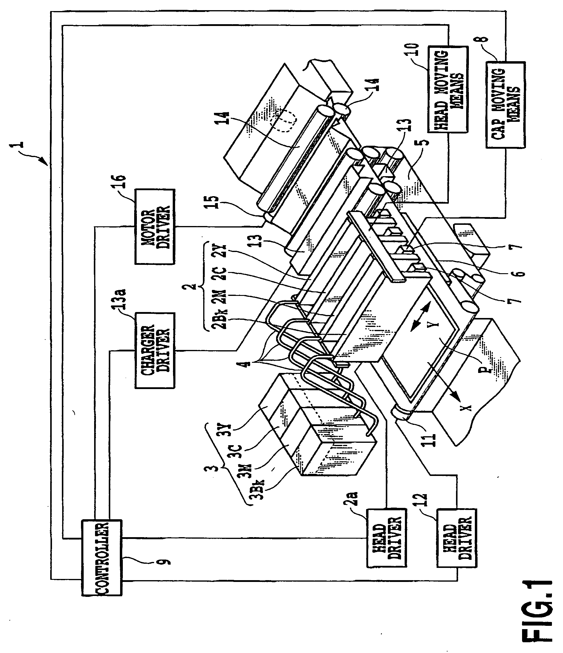 Ink jet printing apparatus and ink jet printing method