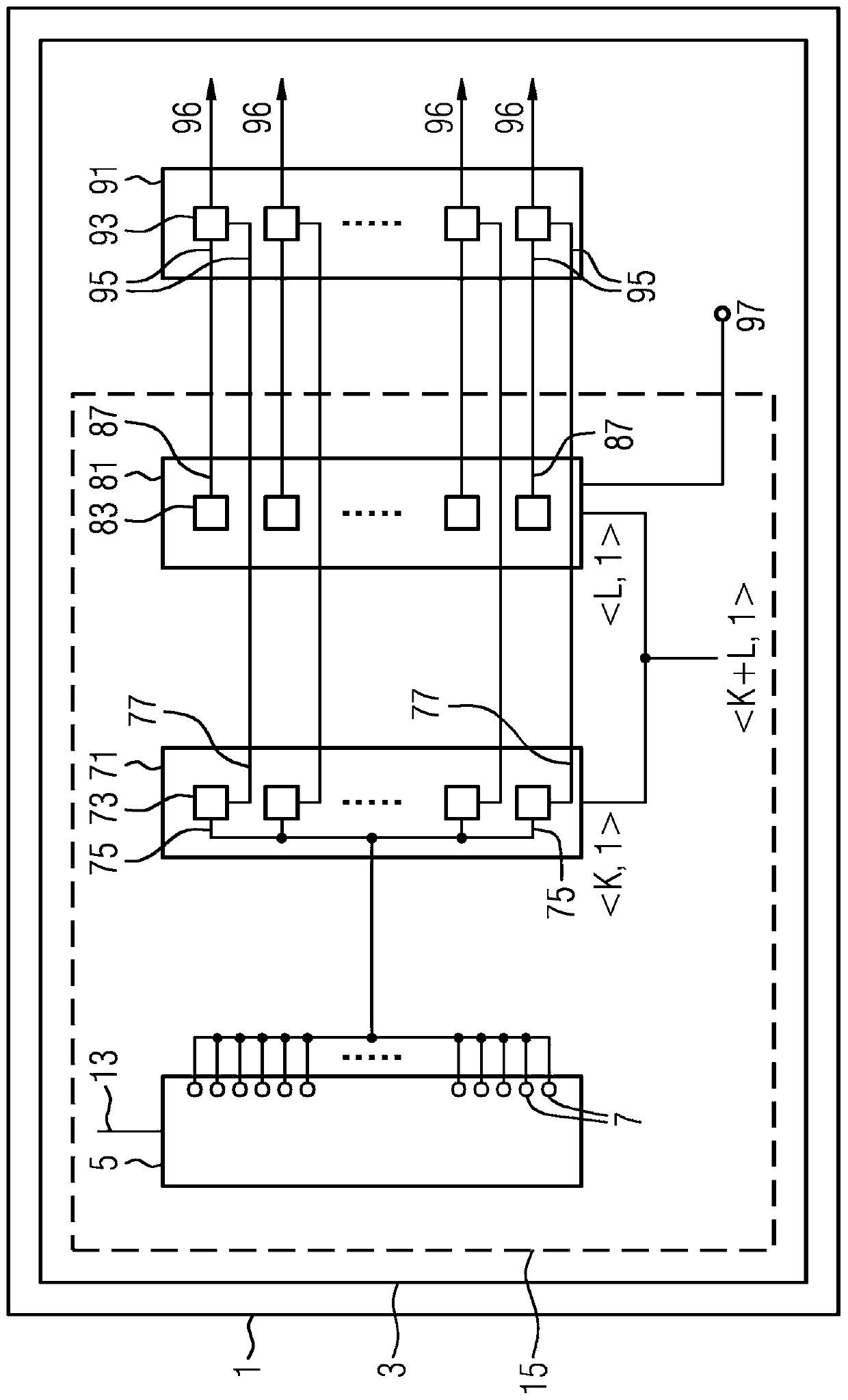 Digital-to-analog converter for multi-threshold counters that divide bits between resistor ladders and comparators
