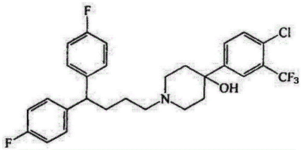 Orally disintegrating tablet containing penfluridol and preparation method of orally disintegrating tablet