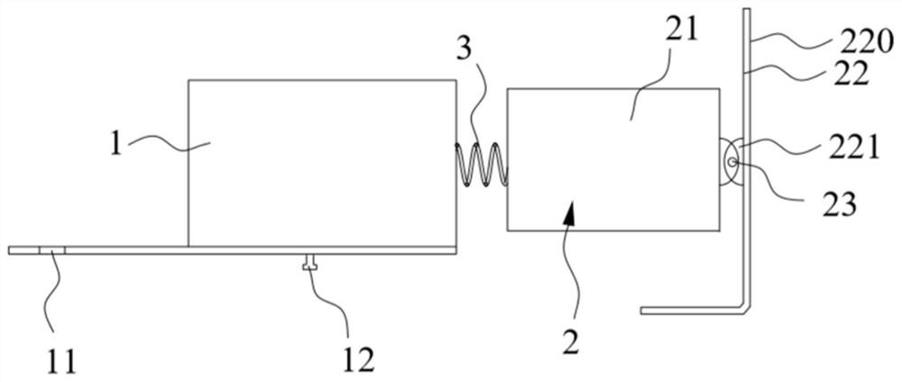 Drop-out fuse connecting structure and drop-out fuse