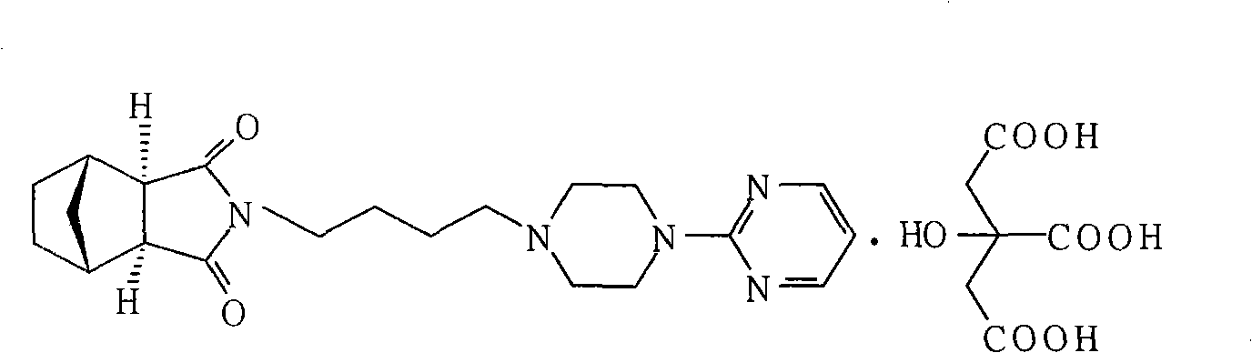 Method for preparing tandospirone and analogues of tandospirone