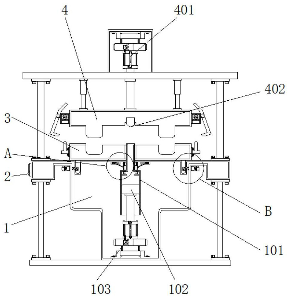 Efficient full-vertical die-casting machine