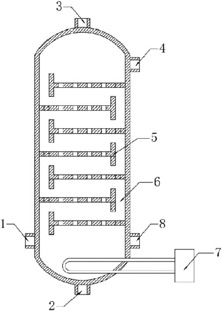 Reaction system and method for preparing ethylene by means of slurry bed reactor