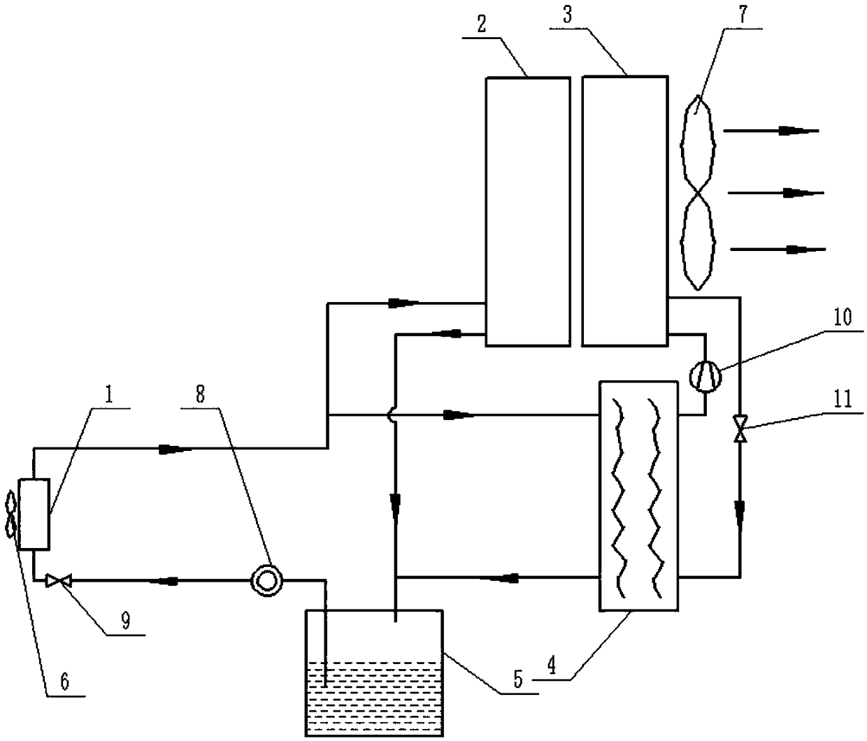 Heat pipe air conditioning device