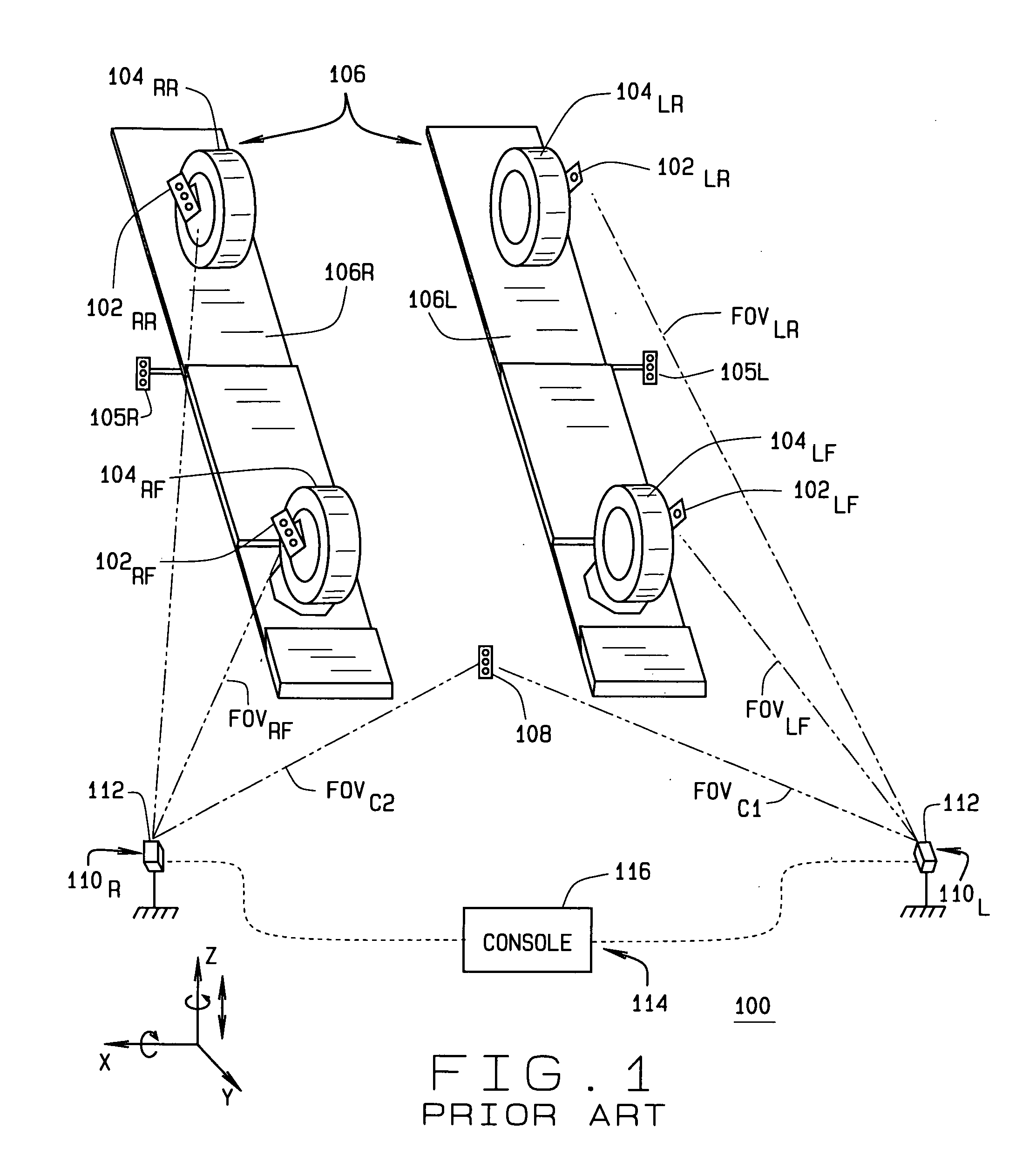 Method and Apparatus For Wheel Assembly Force Moment Arm Measurement