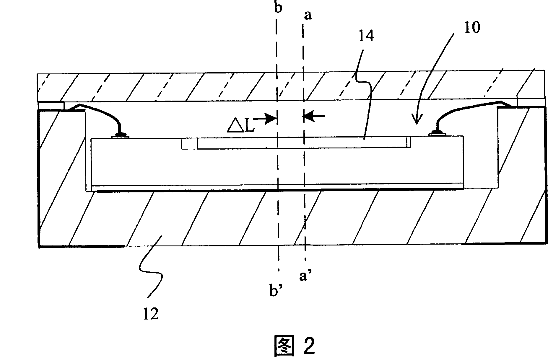 Encapsulation structure of optical sensing element with micro-packaging area