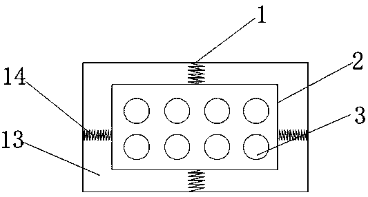 Electronic connector with detection device