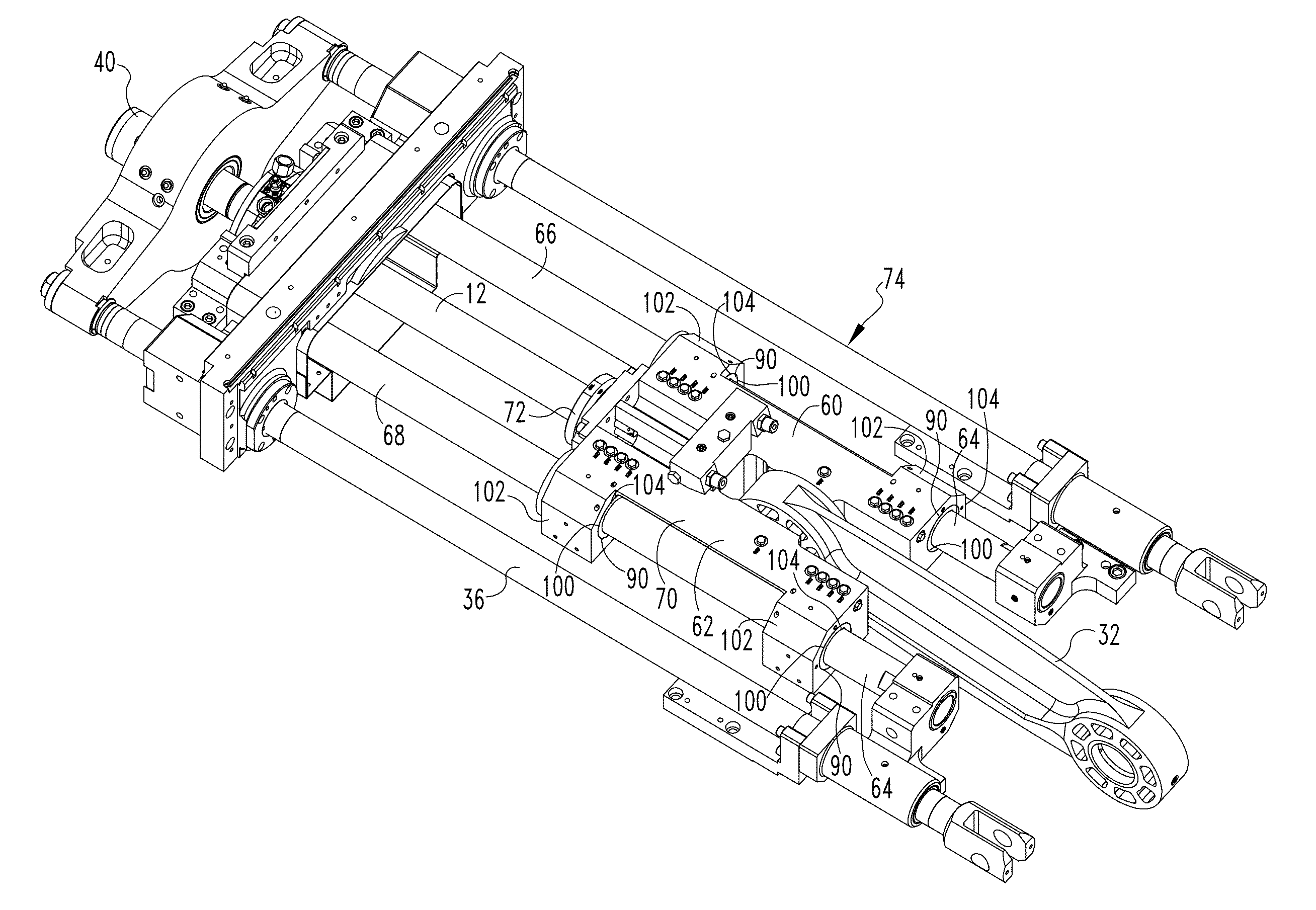 Outboard Hydrostatic Bearing Assembly for Can Bodymaker