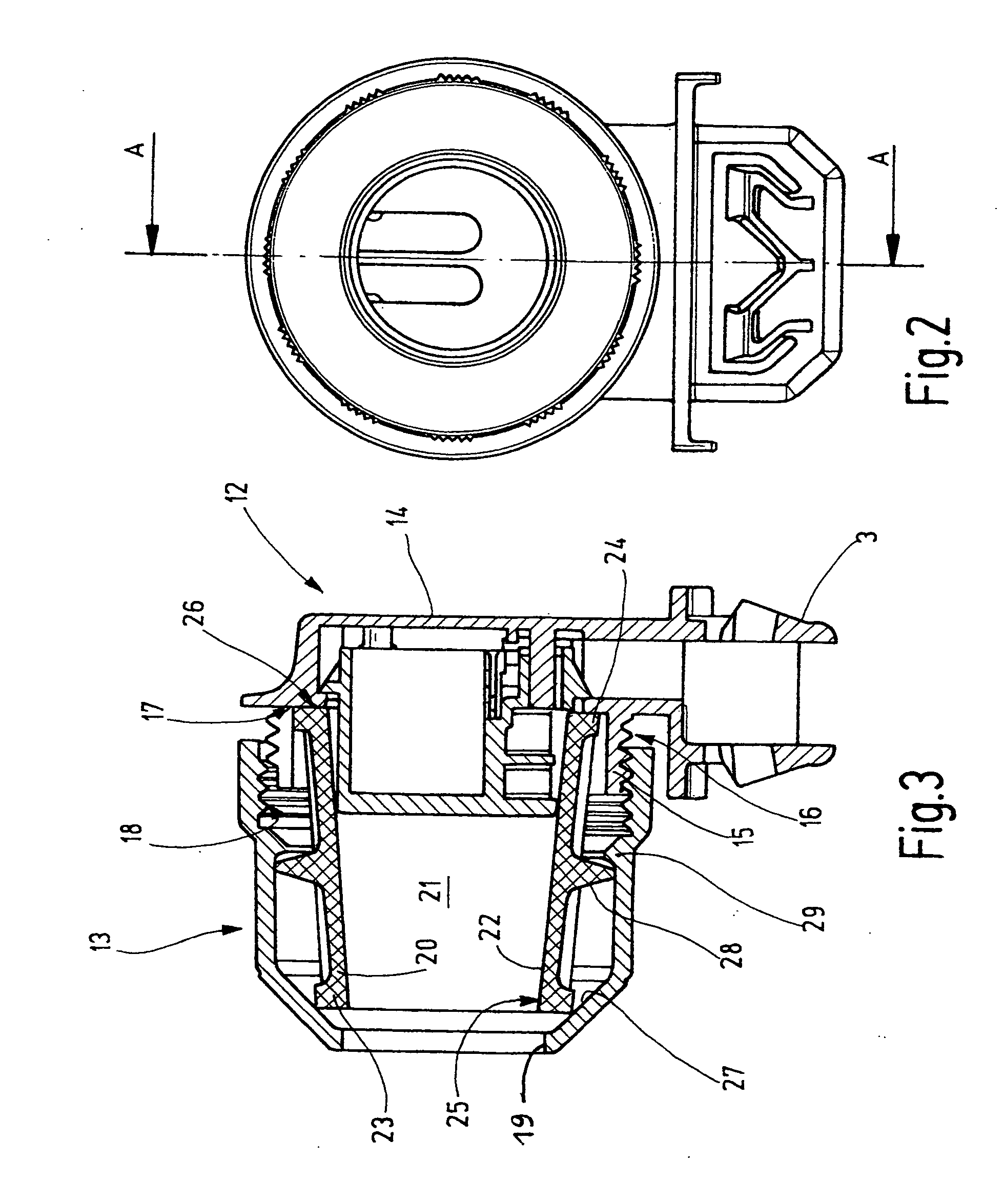 Sealed lamp socket