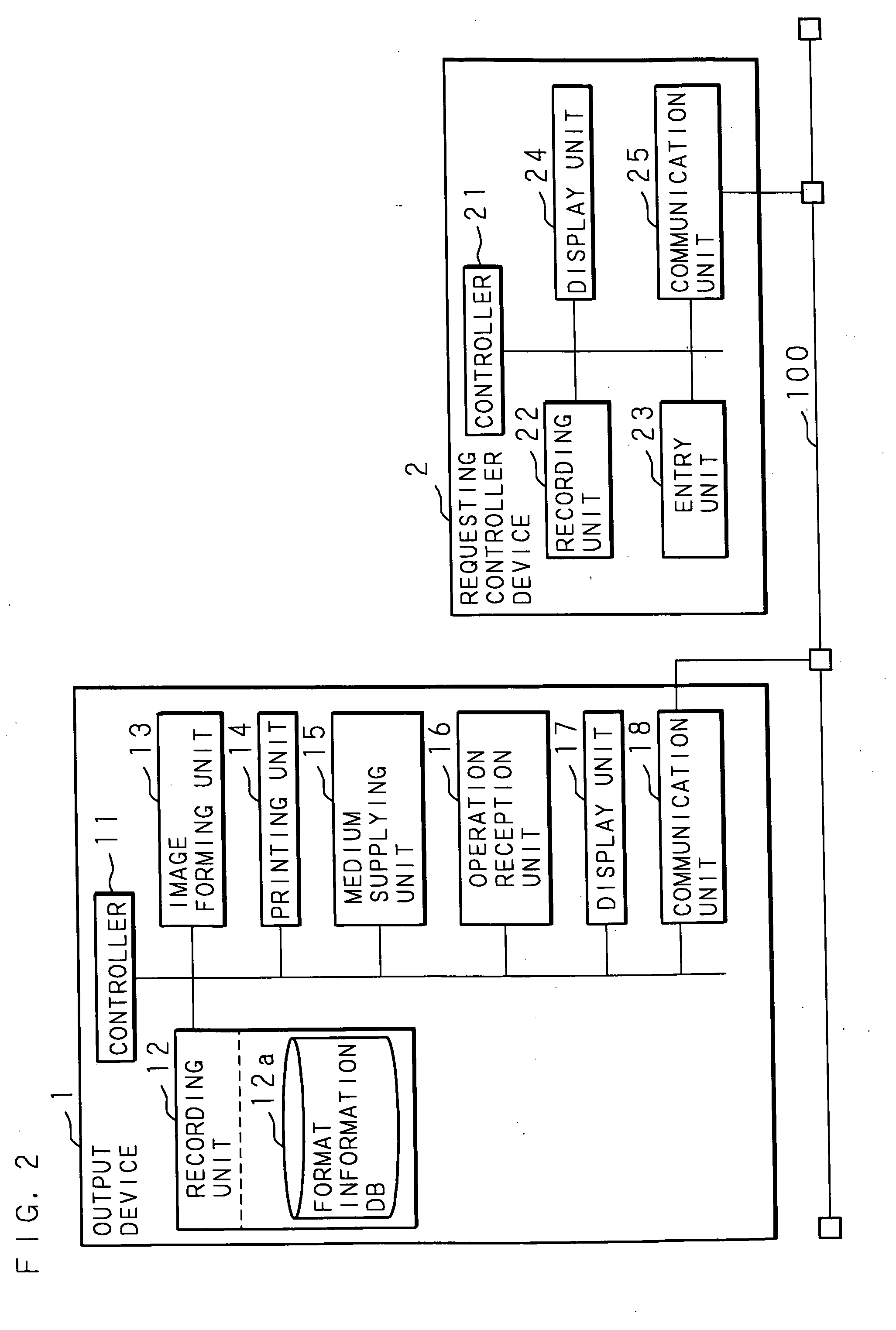 Output system and output device