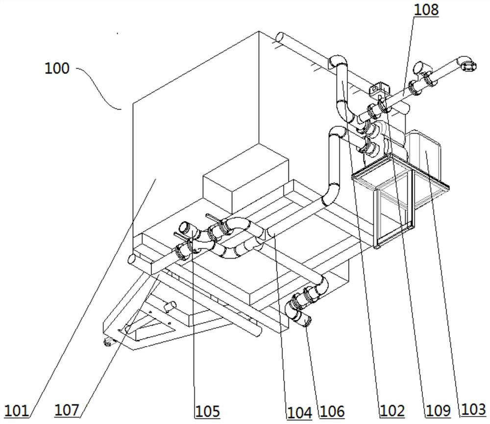 Liquid feces and urine injection application and sowing integrated machine