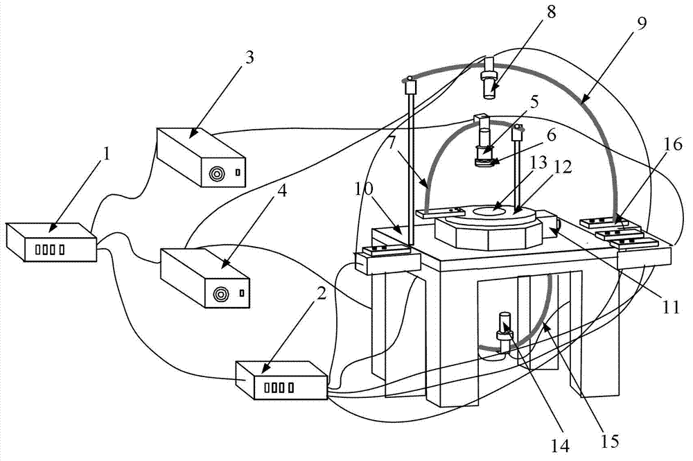 Measuring apparatus for continuous spectrum bidirectional scattering distribution function