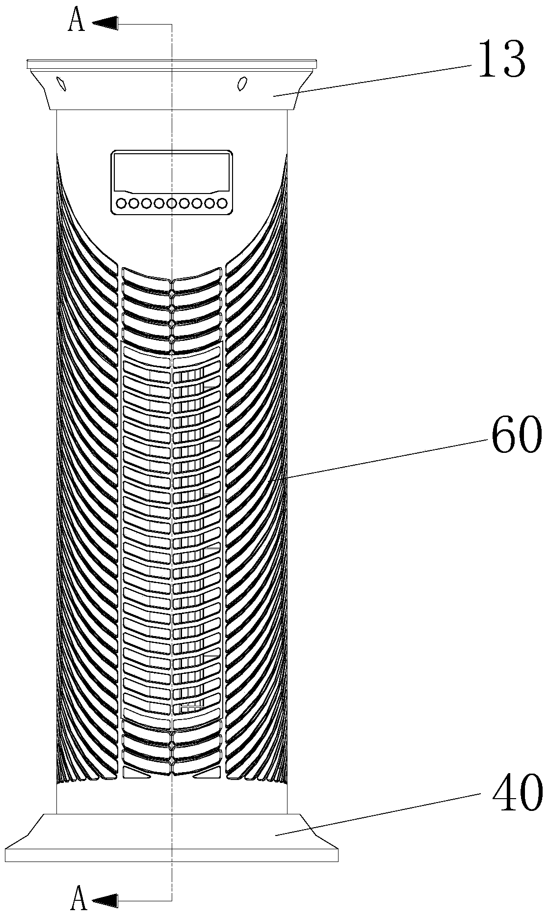 A shaking head heater