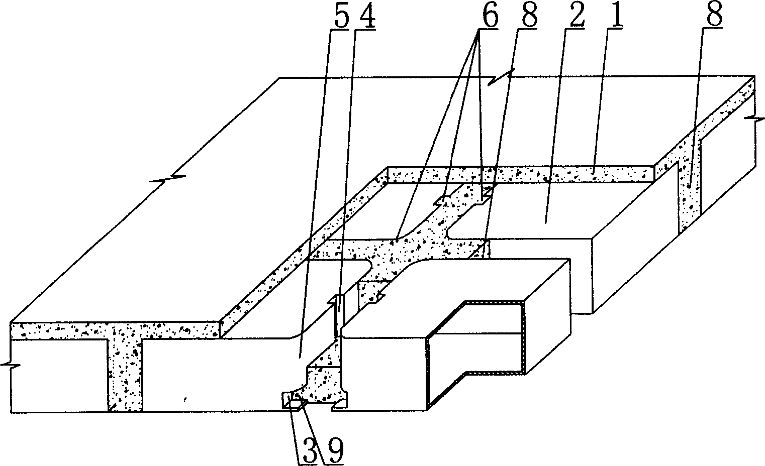 Cast-in-situs concrete board