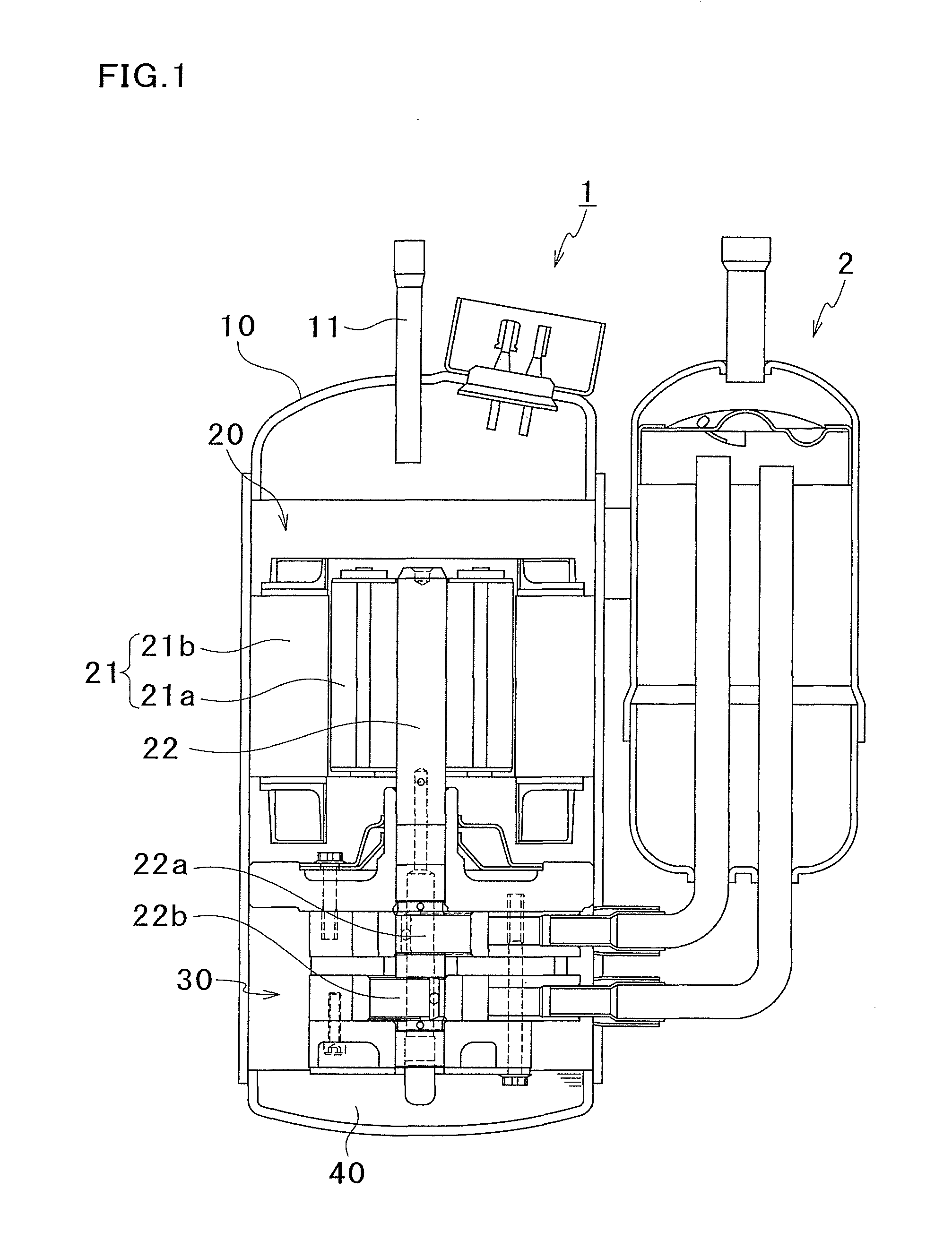 Sealing structure and compressor