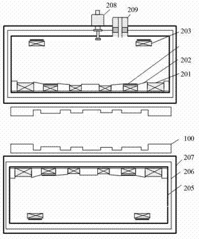 Ascending and descending field auxiliary device for superconducting magnet