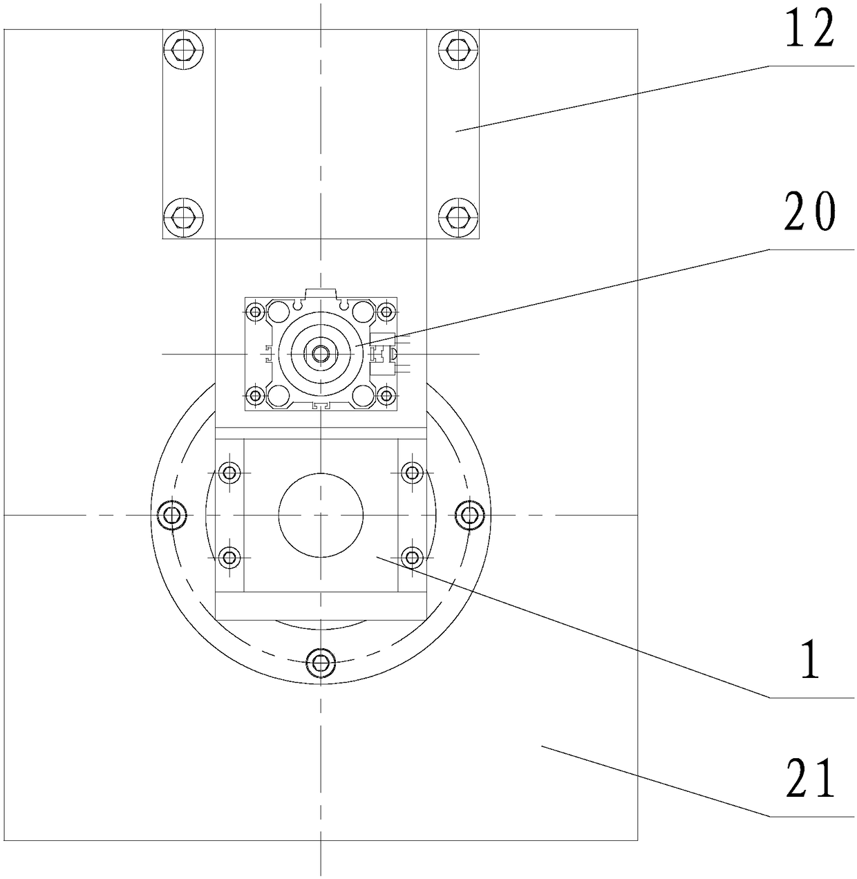 Gear internal diameter measurement mechanism based on self-centering and measurement method thereof