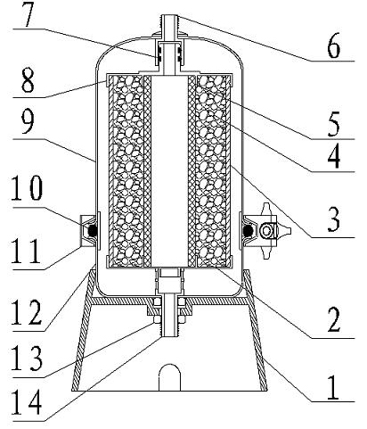 Table-top large-flow water purifier