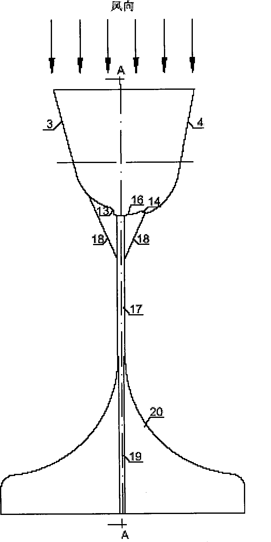 Turbo-type vertical shaft wind mill