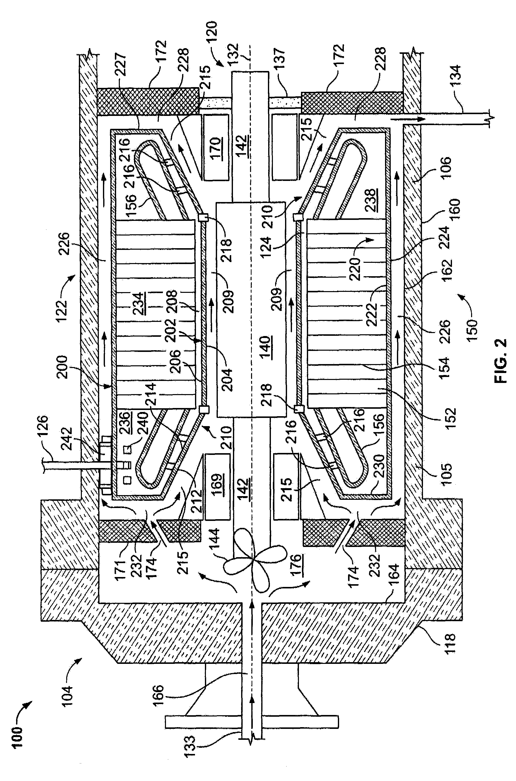 Methods and apparatus for using an electrical machine to transport fluids through a pipeline