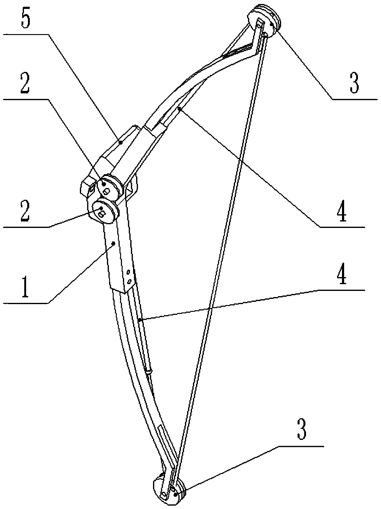 A limited range safe recurve bow