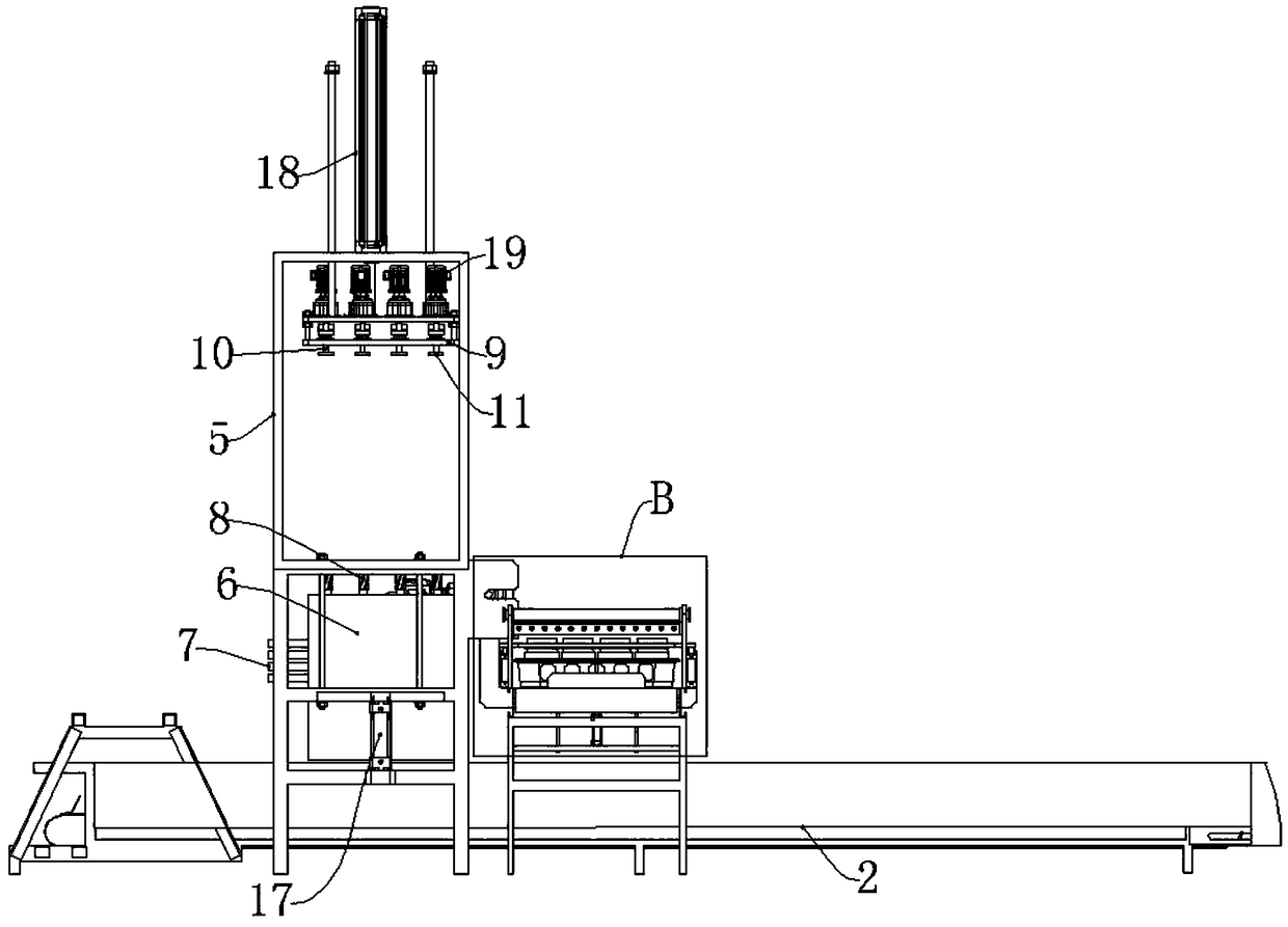 Pneumatic bottle cleaning device