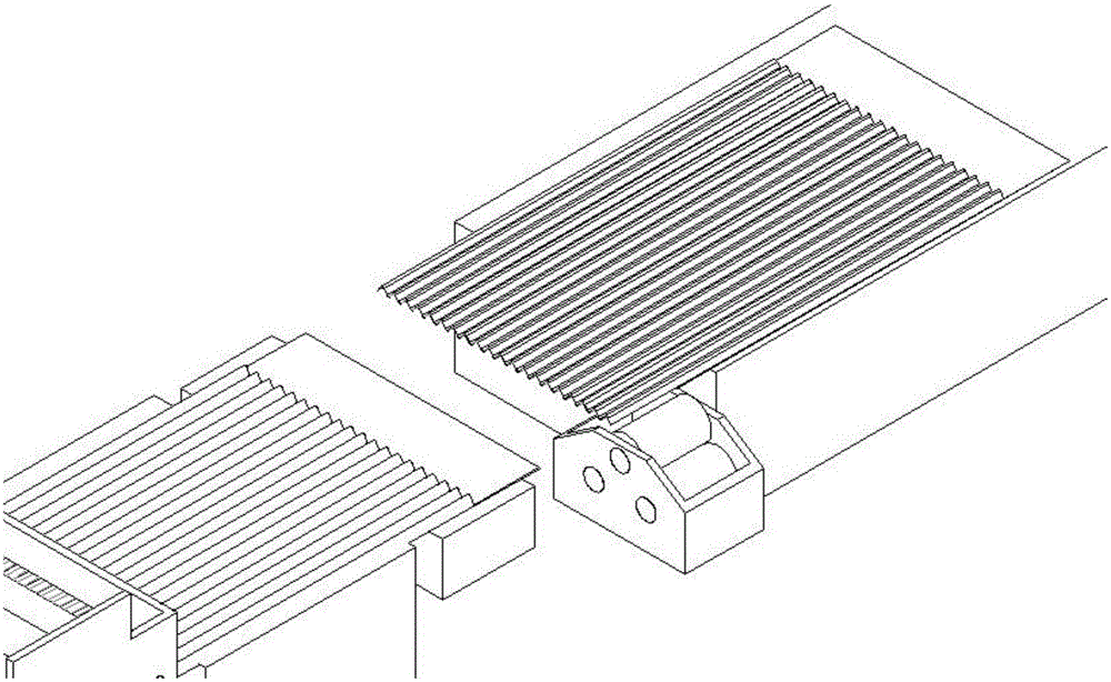 Manufacturing device and method for novel corrugated paperboard