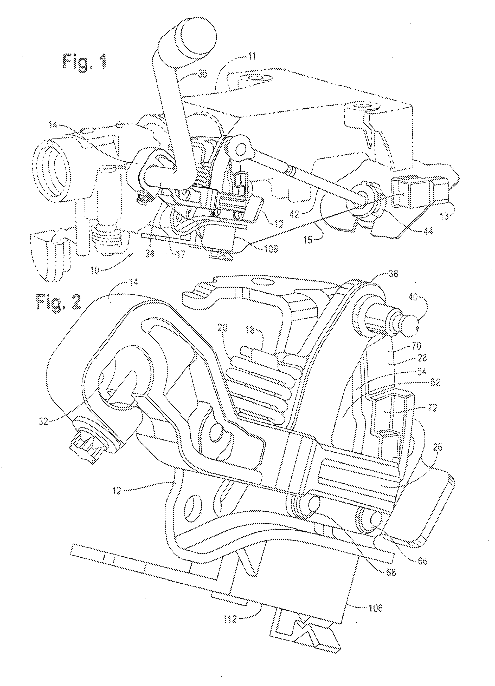 Vehicle shift module assembly