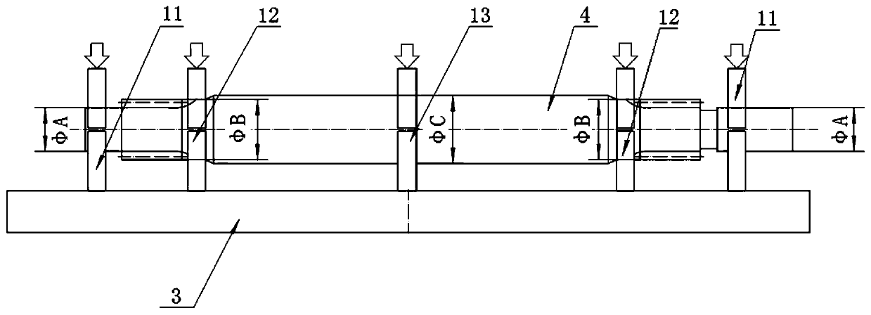 A process method for heat treatment deformation control of slender gear shaft