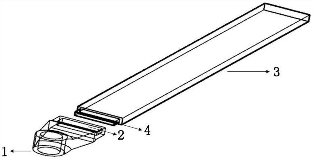 A high-load-bearing airfoil joint load-carrying structure