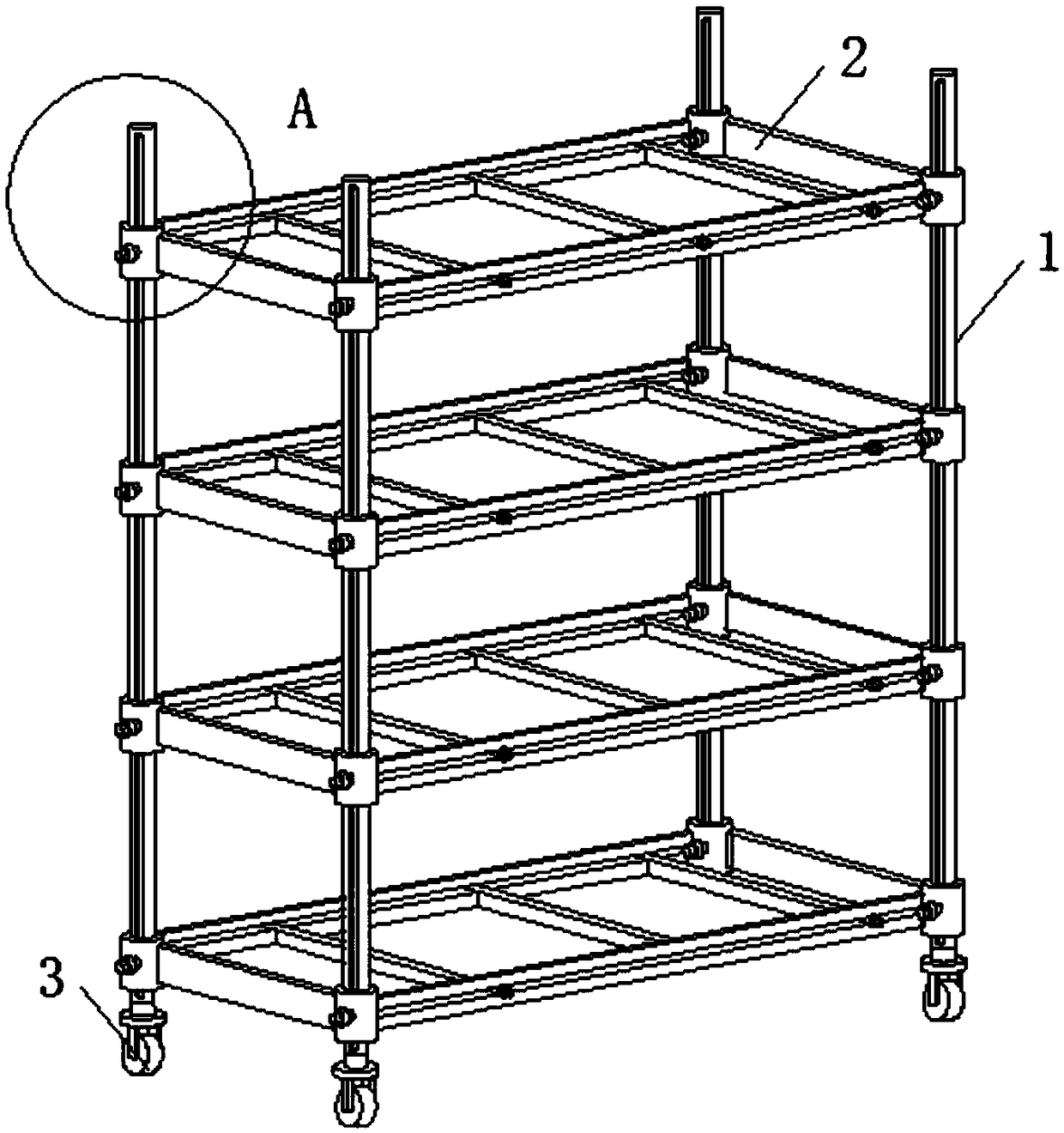 Modularization storage rack