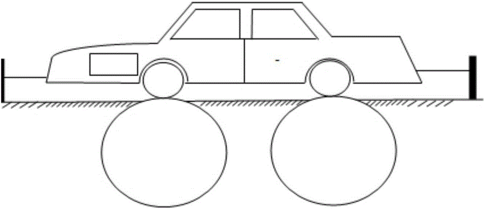 A vehicle sound power testing system and testing method