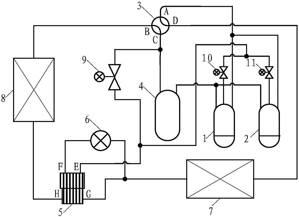 Heat exchange circulating system and control method thereof, and air conditioner