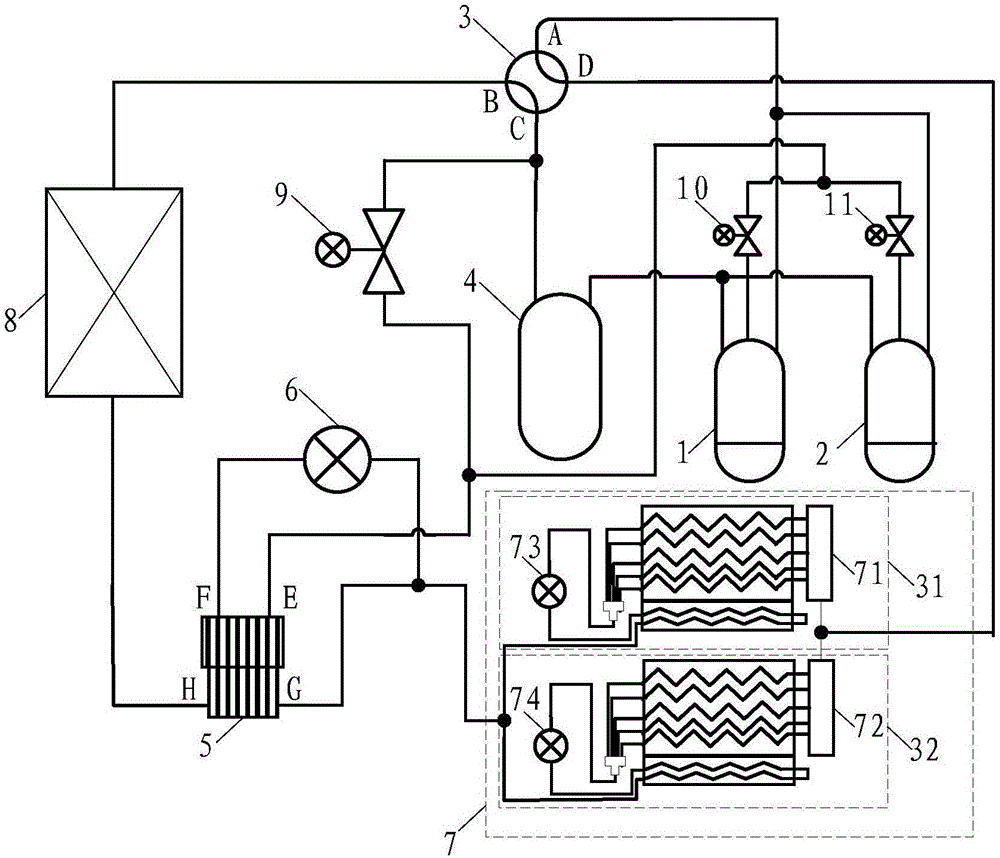 Heat exchange circulating system and control method thereof, and air conditioner