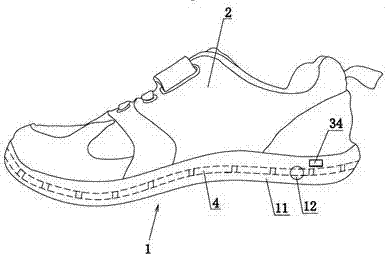 An app-based multifunctional shoe
