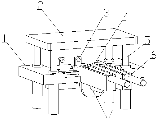 Device for automatically opening and unfolding chicken belly